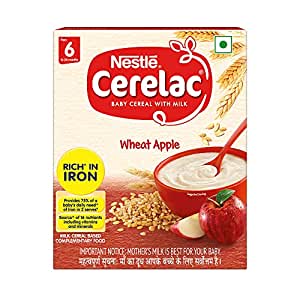 NESTLE BABY CERELAC WHEAT APPLE 300GM